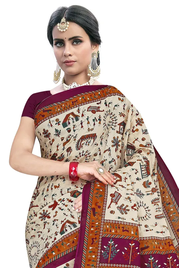 Tamaira_Fashion_Women_S_Plain_Weave_Pure_Cotton_Saree_Without_Blouse_Piece