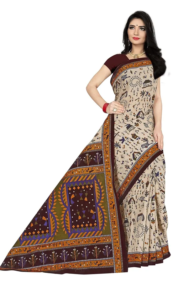 Tamaira_Fashion_Women_S_Plain_Weave_Pure_Cotton_Saree_Without_Blouse_Piece