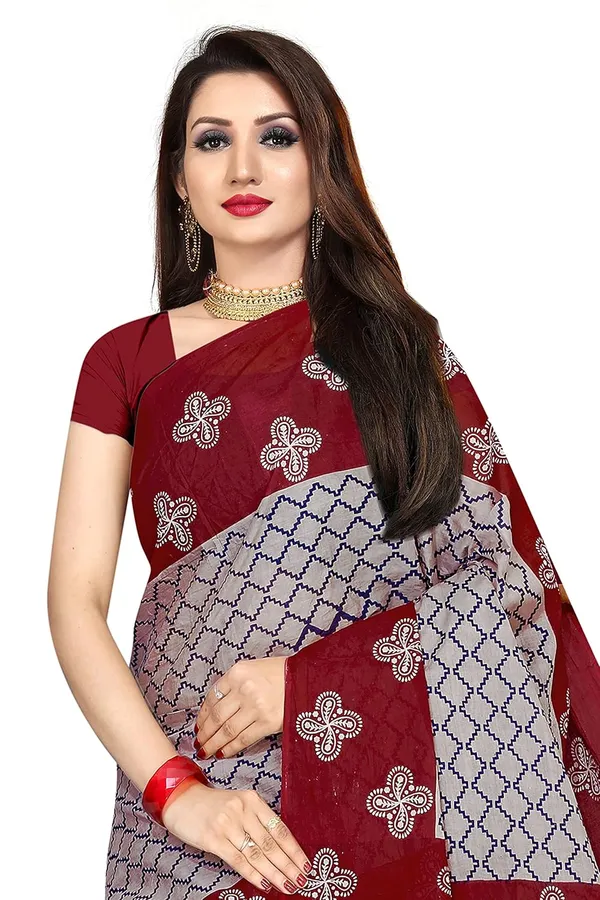 Tamaira_Fashion_Women_S_Pure_Cotton_Saree_Without_Blouse_Piece_973_Parent