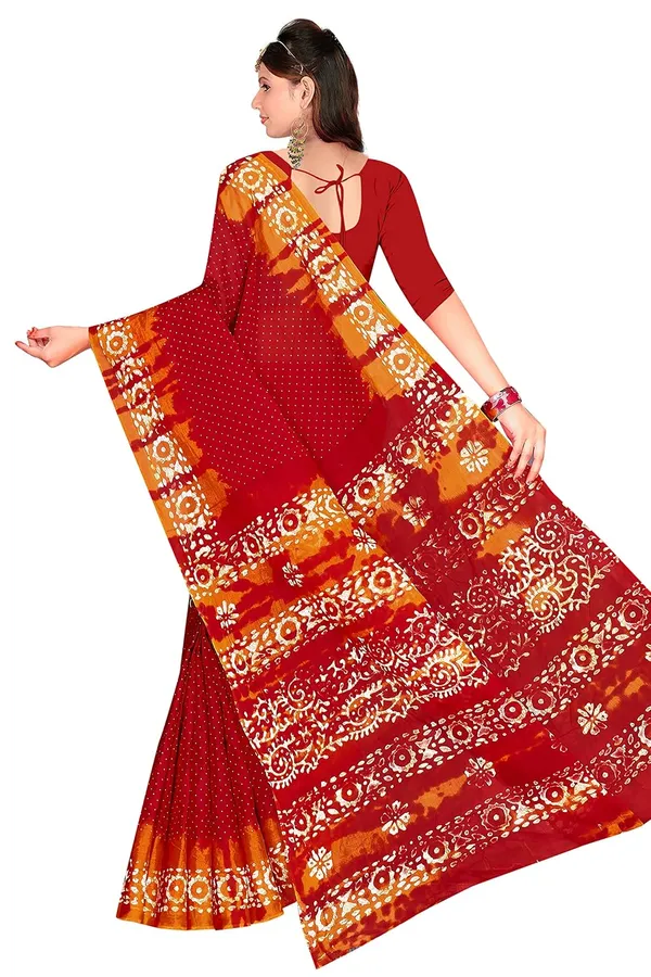 Tamaira_Fashion_Women_S_Plain_Weave_Pure_Cotton_Saree_Without_Blouse_Piece