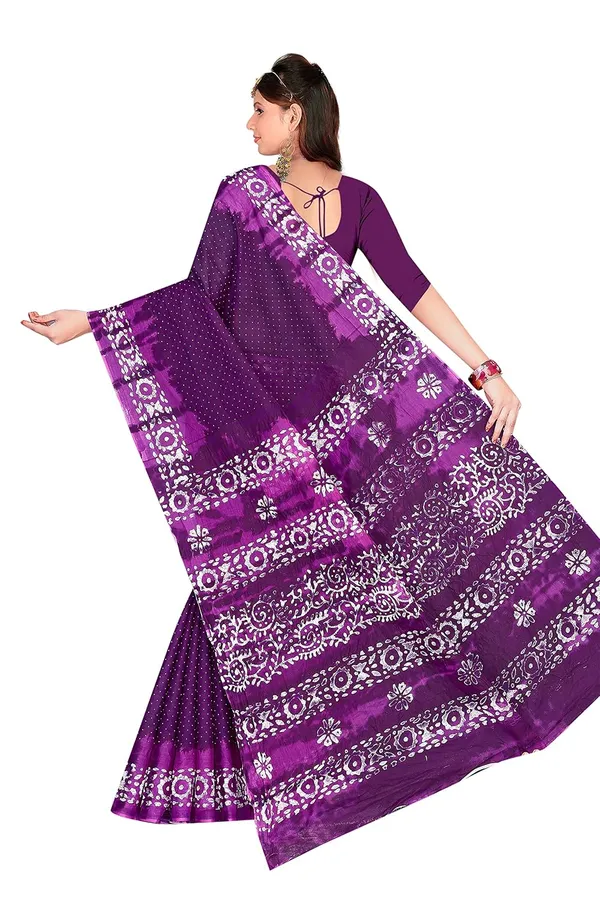 Tamaira_Fashion_Women_S_Plain_Weave_Pure_Cotton_Saree_Without_Blouse_Piece