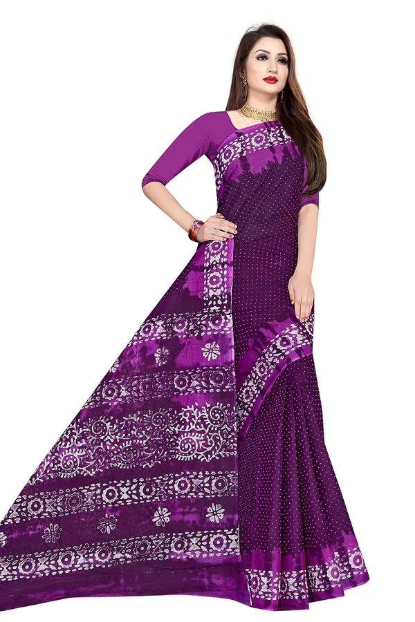 Tamaira_Fashion_Women_S_Plain_Weave_Pure_Cotton_Saree_Without_Blouse_Piece