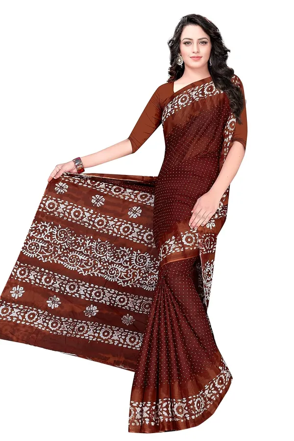 Tamaira_Fashion_Women_S_Plain_Weave_Pure_Cotton_Saree_Without_Blouse_Piece