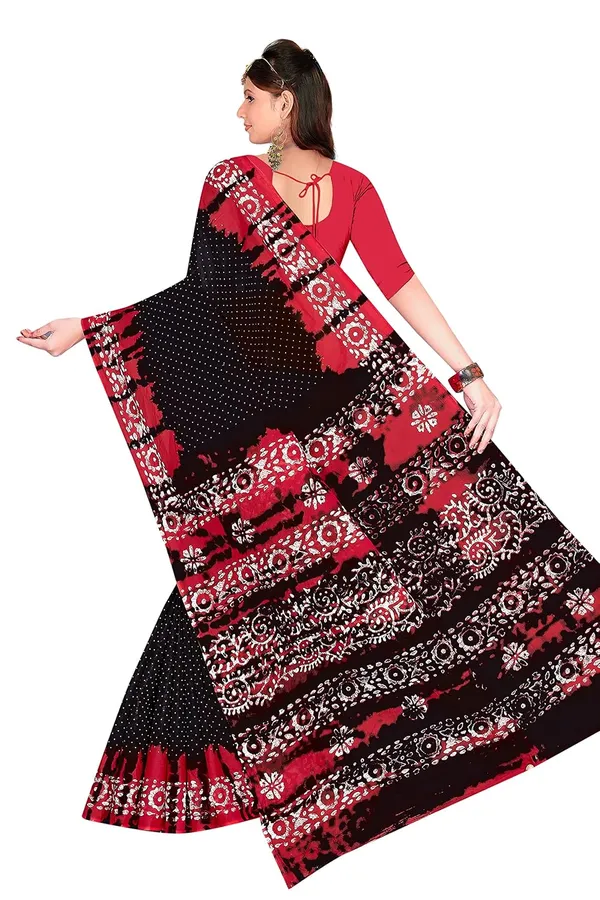Tamaira_Fashion_Women_S_Plain_Weave_Pure_Cotton_Saree_Without_Blouse_Piece