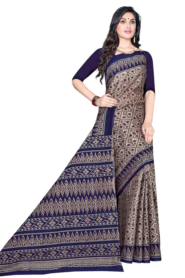 Tamaira_Fashion_Women_S_Plain_Weave_Pure_Cotton_Saree_Without_Blouse_Piece