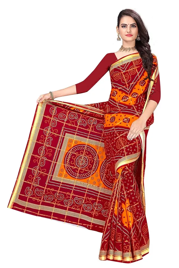 Tamaira_Fashion_Women_S_Pure_Cotton_Bandhani_Saree_Without_Blouse_Piece