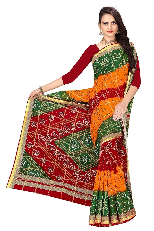 Tamaira_Fashion_Women_S_Pure_Cotton_Bandhani_Saree_Without_Blouse_Piece