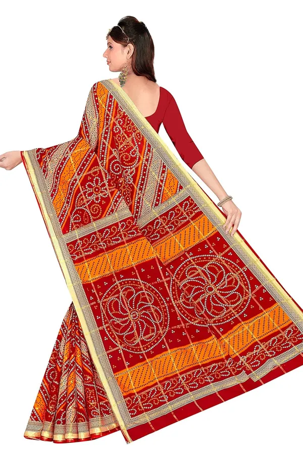 Tamaira_Fashion_Women_S_Pure_Cotton_Bandhani_Saree_Without_Blouse_Piece