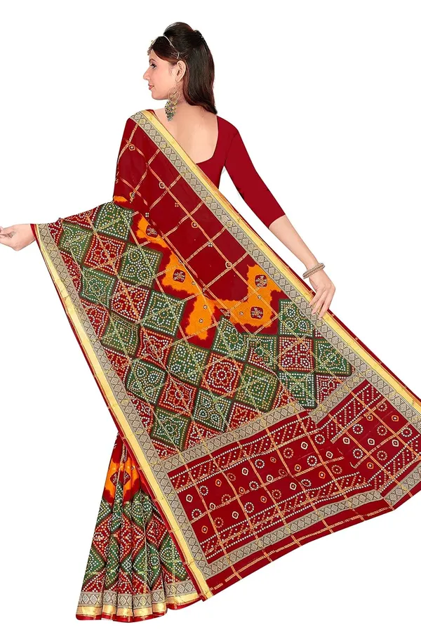 Tamaira_Fashion_Women_S_Pure_Cotton_Bandhani_Saree_Without_Blouse_Piece