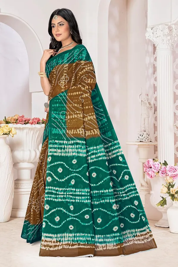 Tamaira_Fashion_Women_S_Shibori_Bandhani_Printed_Pure_Cotton_Mulmul_Saree_Without_Blouse_Piece_2512_Parent