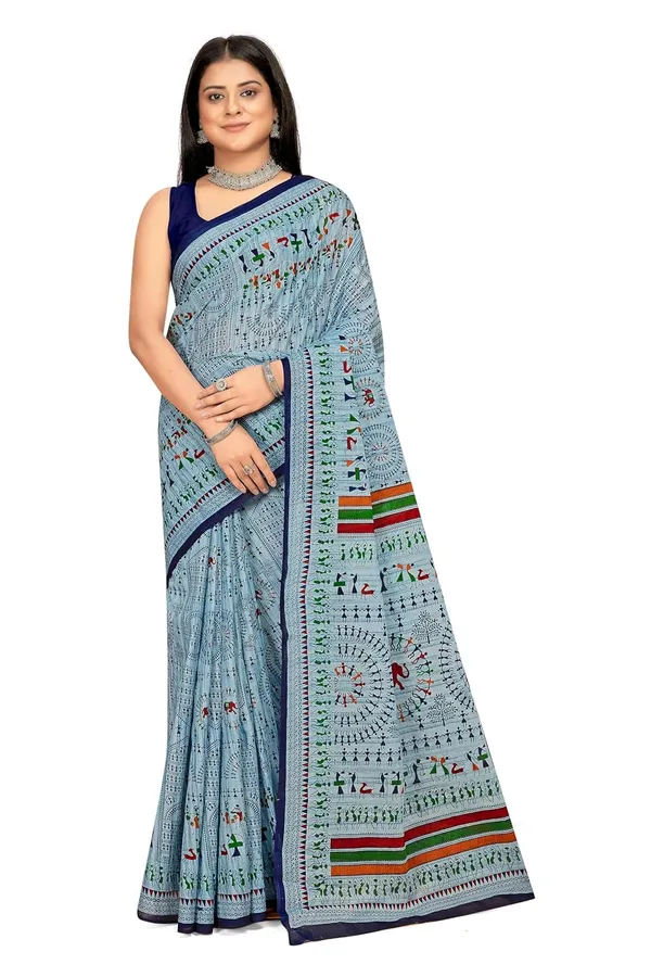 Tamaira_Fashion_Women_S_Warli_Printed_Pure_Cotton_Mulmul_Saree_Without_Blouse_Piece_2509_Parent