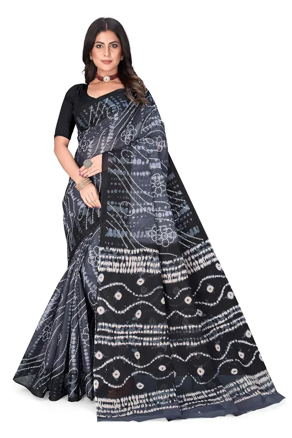Tamaira_Fashion_Women_S_Shibori_Bandhani_Printed_Pure_Cotton_Mulmul_Saree_Without_Blouse_Piece_2512_Parent