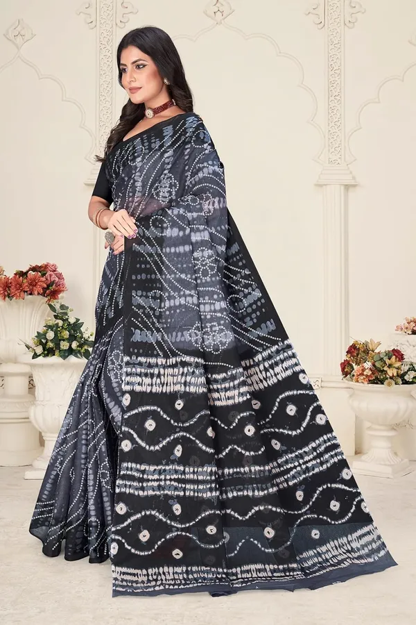 Tamaira_Fashion_Women_S_Shibori_Bandhani_Printed_Pure_Cotton_Mulmul_Saree_Without_Blouse_Piece_2512_Parent