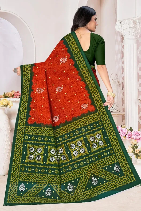 Tamaira_Fashion_Women_S_Floral_Batik_Printed_Pure_Cotton_Mulmul_Saree_Without_Blouse_Piece_11514_Parent