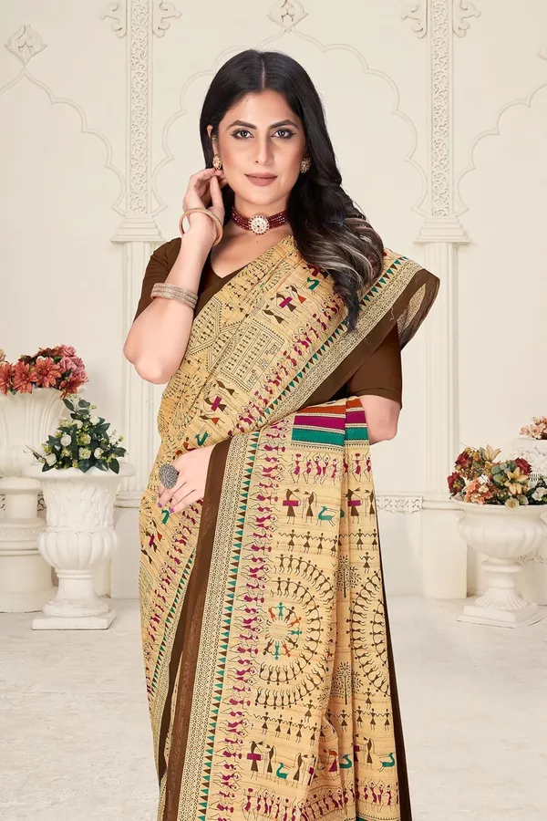 Tamaira_Fashion_Women_S_Warli_Printed_Pure_Cotton_Mulmul_Saree_Without_Blouse_Piece_2509_Parent