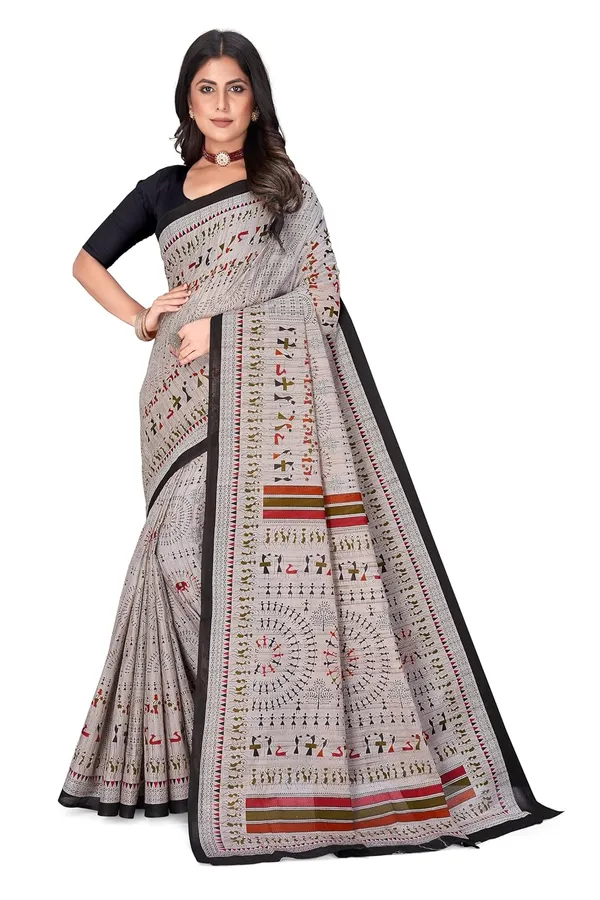 Tamaira_Fashion_Women_S_Warli_Printed_Pure_Cotton_Mulmul_Saree_Without_Blouse_Piece_2509_Parent
