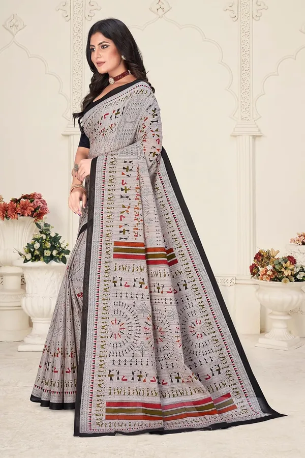 Tamaira_Fashion_Women_S_Warli_Printed_Pure_Cotton_Mulmul_Saree_Without_Blouse_Piece_2509_Parent