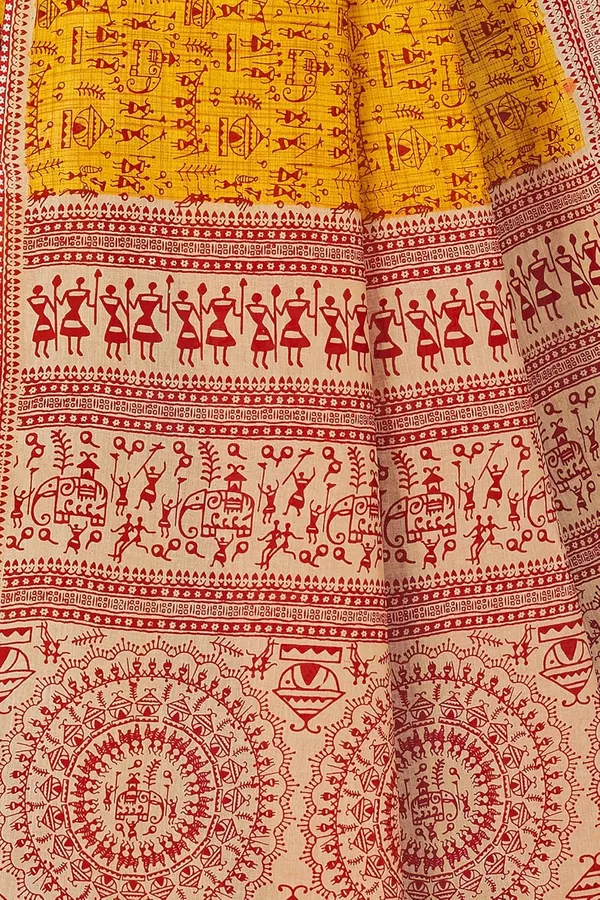 Tamaira_Fashion_Women_S_Warli_Printed_Pure_Cotton_Mulmul_Saree_Without_Blouse_Piece_2534_5_Parent