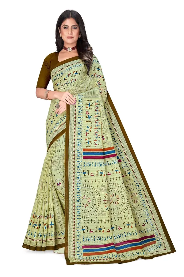Tamaira_Fashion_Women_S_Warli_Printed_Pure_Cotton_Mulmul_Saree_Without_Blouse_Piece_2509_Parent