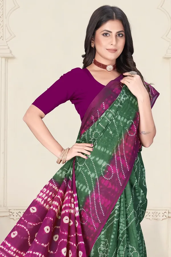 Tamaira_Fashion_Women_S_Shibori_Bandhani_Printed_Pure_Cotton_Mulmul_Saree_Without_Blouse_Piece_2512_Parent