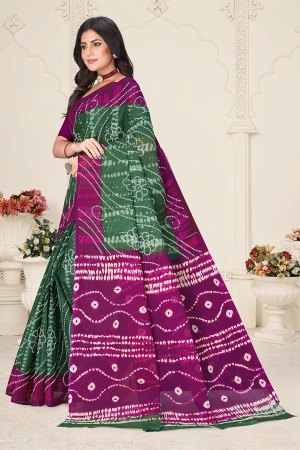 Tamaira_Fashion_Women_S_Shibori_Bandhani_Printed_Pure_Cotton_Mulmul_Saree_Without_Blouse_Piece_2512_Parent