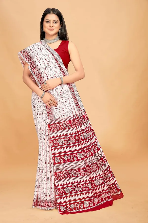 Tamaira_Fashion_Women_S_Warli_Printed_Pure_Cotton_Mulmul_Saree_Without_Blouse_Piece_2536_Parent