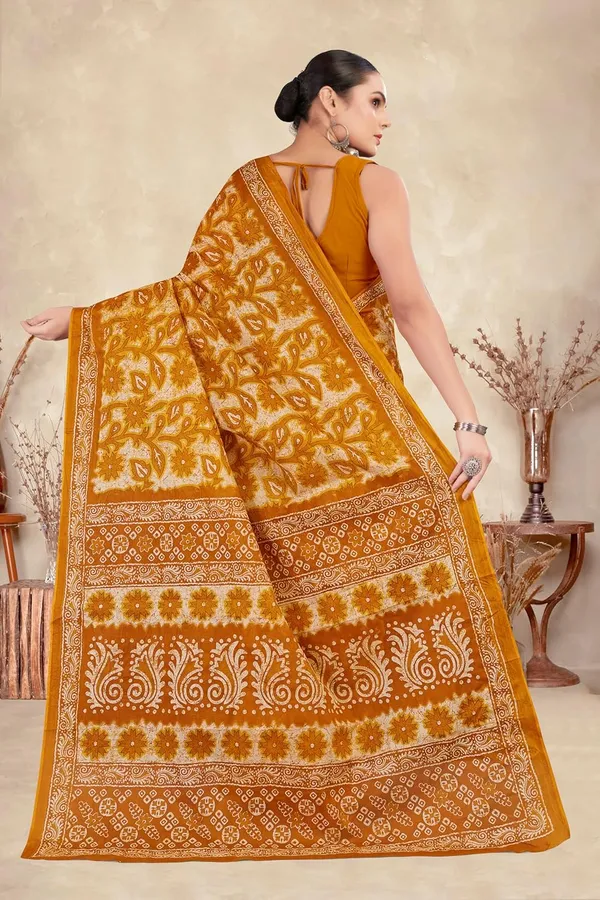 Tamaira_Fashion_Women_S_Floral_Batik_Printed_Pure_Cotton_Mulmul_Saree_Without_Blouse_Piece_11588_Parent