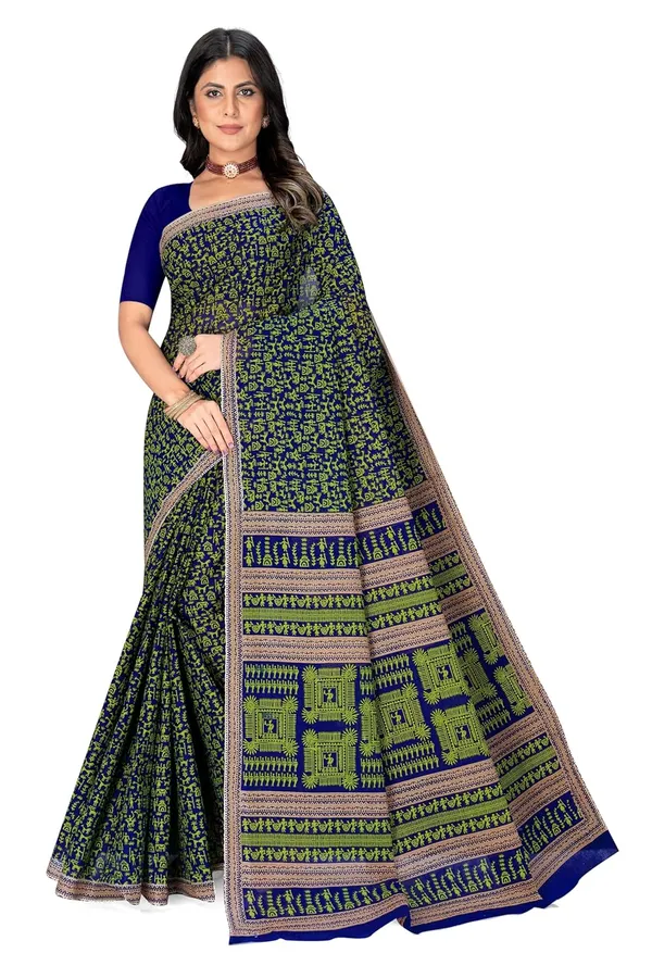Tamaira_Fashion_Women_S_Warli_Printed_Pure_Cotton_Mulmul_Saree_Without_Blouse_Piece_2534_5_Parent