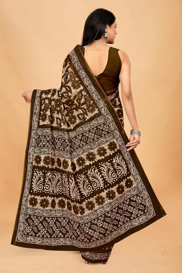 Tamaira_Fashion_Women_S_Floral_Batik_Printed_Pure_Cotton_Mulmul_Saree_Without_Blouse_Piece_11588_Parent