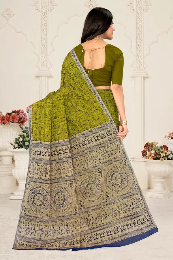 Tamaira_Fashion_Women_S_Warli_Printed_Pure_Cotton_Mulmul_Saree_Without_Blouse_Piece_2534_5_Parent