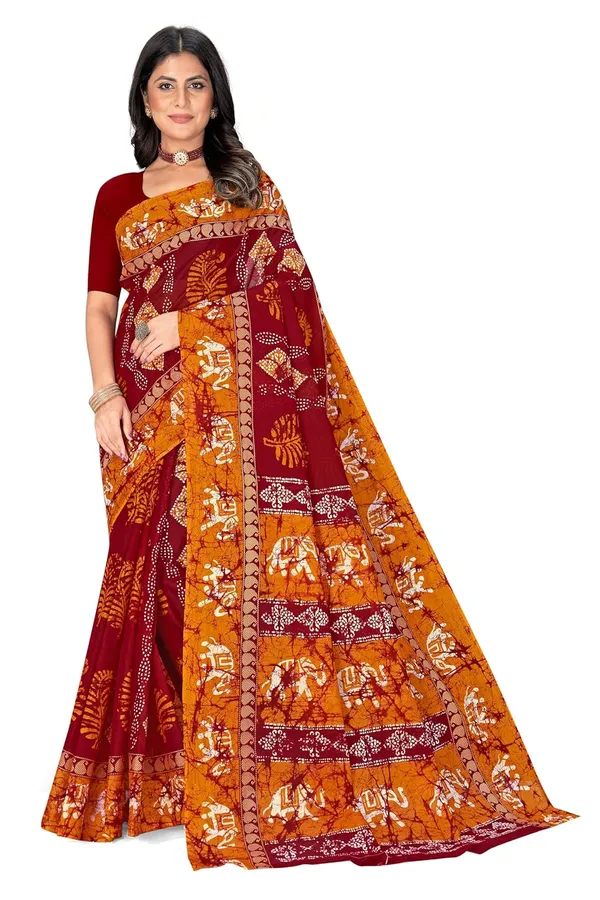 Tamaira_Fashion_Women_S_Batik_Printed_Pure_Cotton_Mulmul_Saree_Without_Blouse_Piece_11499_Parent
