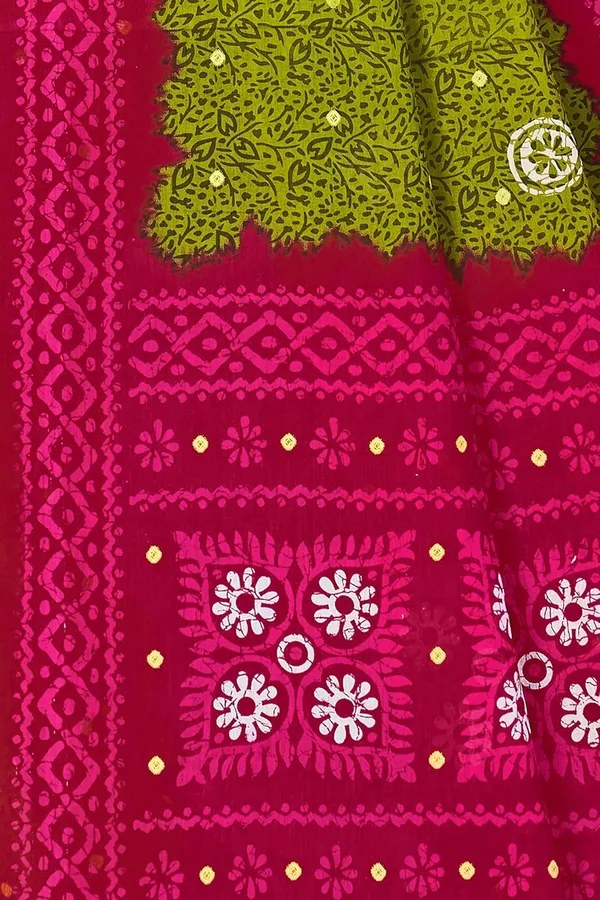 Tamaira_Fashion_Women_S_Floral_Batik_Printed_Pure_Cotton_Mulmul_Saree_Without_Blouse_Piece_11514_Parent