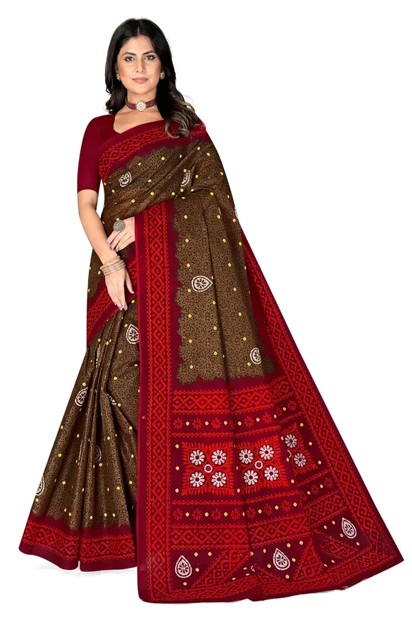 Tamaira_Fashion_Women_S_Floral_Batik_Printed_Pure_Cotton_Mulmul_Saree_Without_Blouse_Piece_11514_Parent