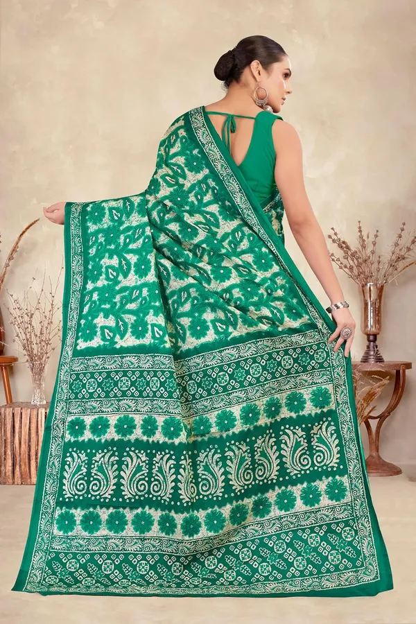 Tamaira_Fashion_Women_S_Floral_Batik_Printed_Pure_Cotton_Mulmul_Saree_Without_Blouse_Piece_11588_Parent