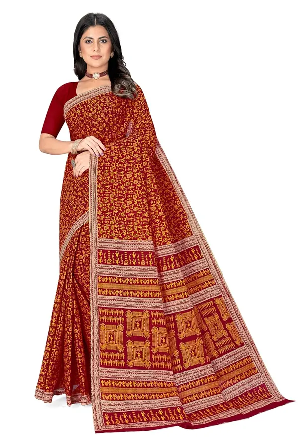Tamaira_Fashion_Women_S_Warli_Printed_Pure_Cotton_Mulmul_Saree_Without_Blouse_Piece_2534_5_Parent