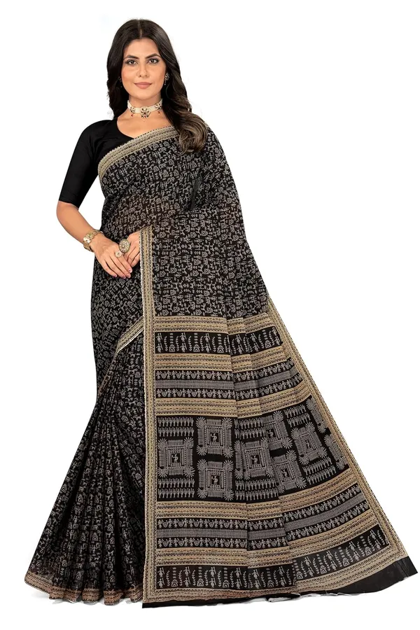 Tamaira_Fashion_Women_S_Warli_Printed_Pure_Cotton_Mulmul_Saree_Without_Blouse_Piece_2534_5_Parent