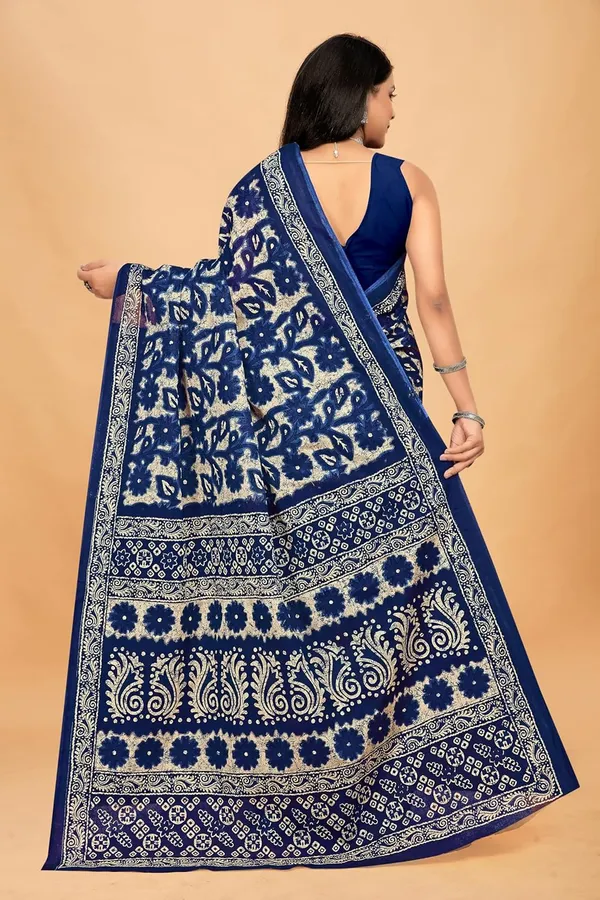 Tamaira_Fashion_Women_S_Floral_Batik_Printed_Pure_Cotton_Mulmul_Saree_Without_Blouse_Piece_11588_Parent