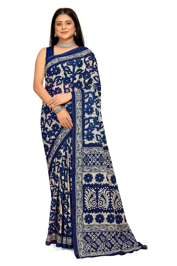 Tamaira_Fashion_Women_S_Floral_Batik_Printed_Pure_Cotton_Mulmul_Saree_Without_Blouse_Piece_11588_Parent