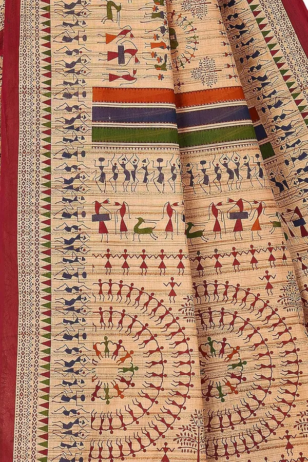 Tamaira_Fashion_Women_S_Warli_Printed_Pure_Cotton_Mulmul_Saree_Without_Blouse_Piece_2509_Parent