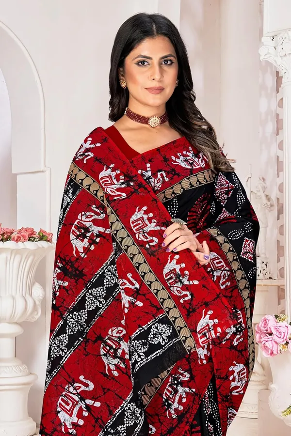 Tamaira_Fashion_Women_S_Batik_Printed_Pure_Cotton_Mulmul_Saree_Without_Blouse_Piece_11499_Parent