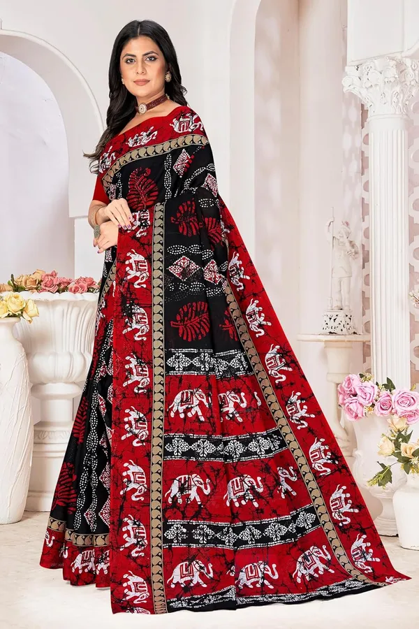 Tamaira_Fashion_Women_S_Batik_Printed_Pure_Cotton_Mulmul_Saree_Without_Blouse_Piece_11499_Parent