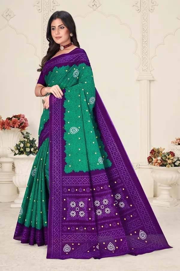 Tamaira_Fashion_Women_S_Floral_Batik_Printed_Pure_Cotton_Mulmul_Saree_Without_Blouse_Piece_11514_Parent