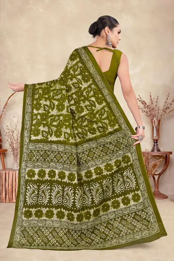 Tamaira_Fashion_Women_S_Floral_Batik_Printed_Pure_Cotton_Mulmul_Saree_Without_Blouse_Piece_11588_Parent