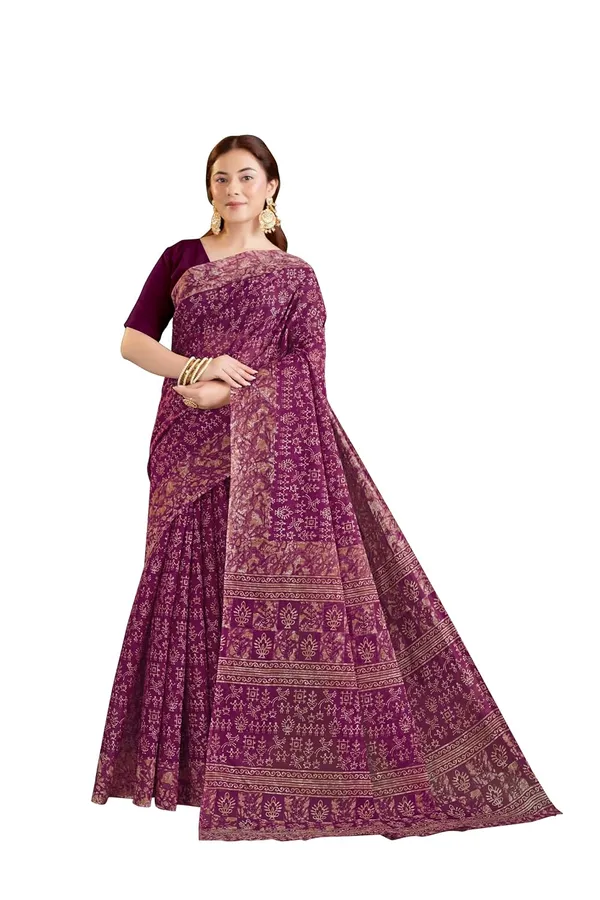 Tamaira_Fashion_Women_S_Warli_Printed_Pure_Soft_Cotton_Mulmul_Saree_Without_Blouse_Piece_11684_Parent