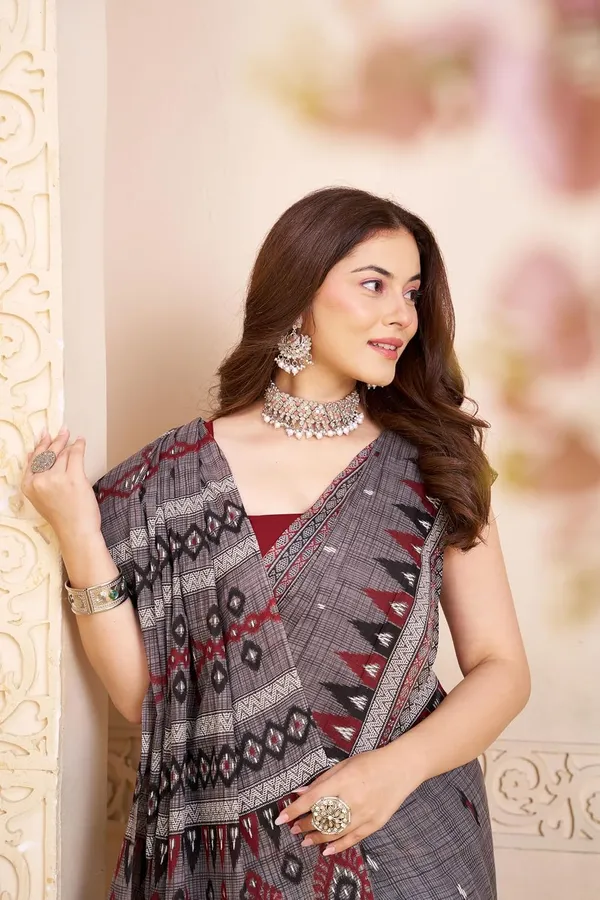 Tamaira_Fashion_Women_S_Sambalpuri_Printed_Pure_Soft_Cotton_Mulmul_Saree_Without_Blouse_Piece_11900_Parent