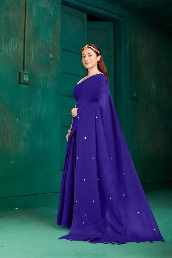 Tamaira_Fashion_Women_S_Embellished_Sequinned_Pure_Cotton_Saree_Solidsequinparent