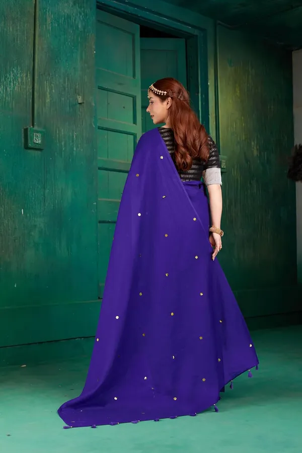 Tamaira_Fashion_Women_S_Embellished_Sequinned_Pure_Cotton_Saree_Solidsequinparent