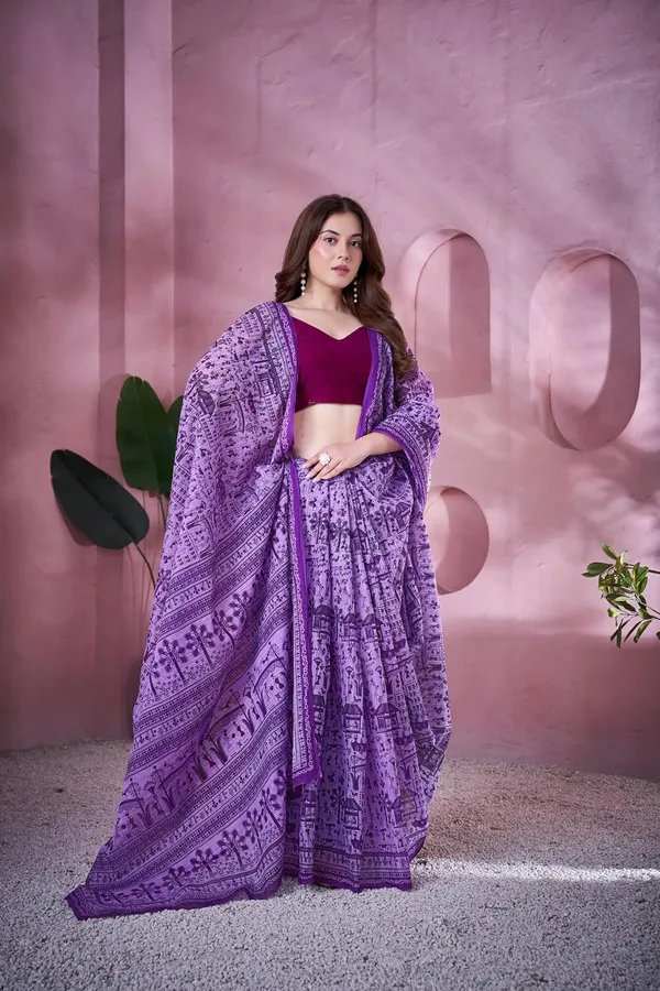 Tamaira_Fashion_Women_S_Warli_Printed_Pure_Soft_Cotton_Mulmul_Saree_Without_Blouse_Piece
