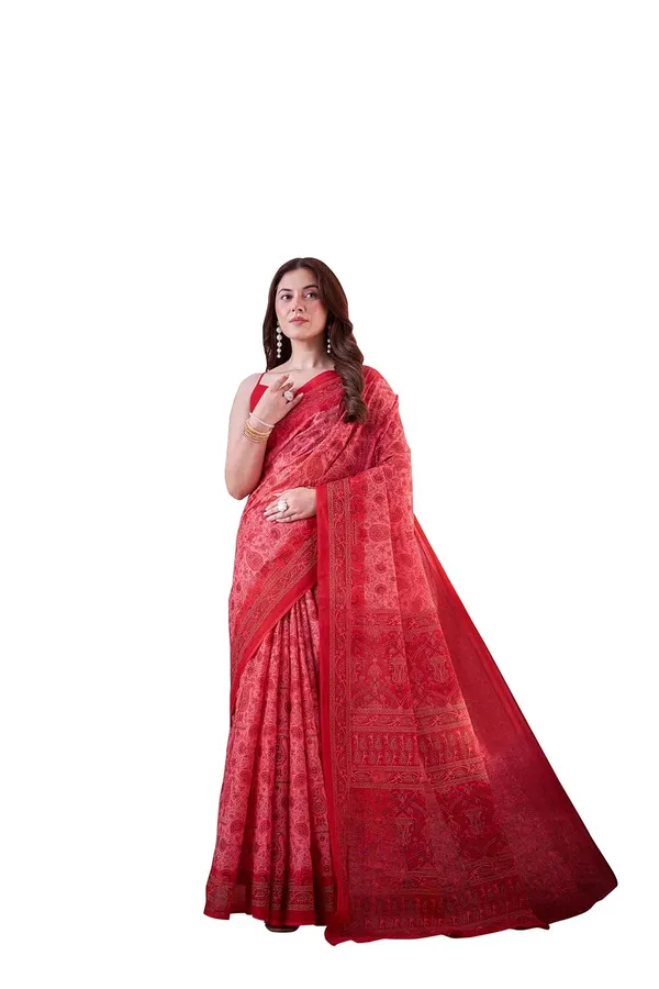 Tamaira_Fashion_Women_S_Kalakmari_Printed_Pure_Soft_Cotton_Mulmul_Saree_Without_Blouse_Piece_11736_Parent