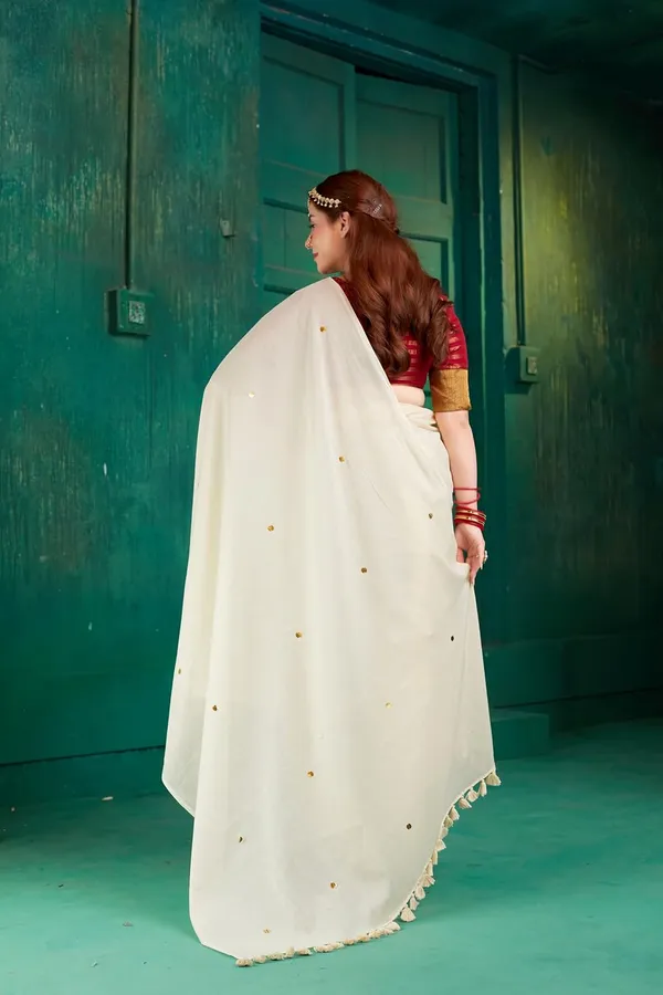 Tamaira_Fashion_Women_S_Embellished_Sequinned_Pure_Cotton_Saree_Solidsequinparent